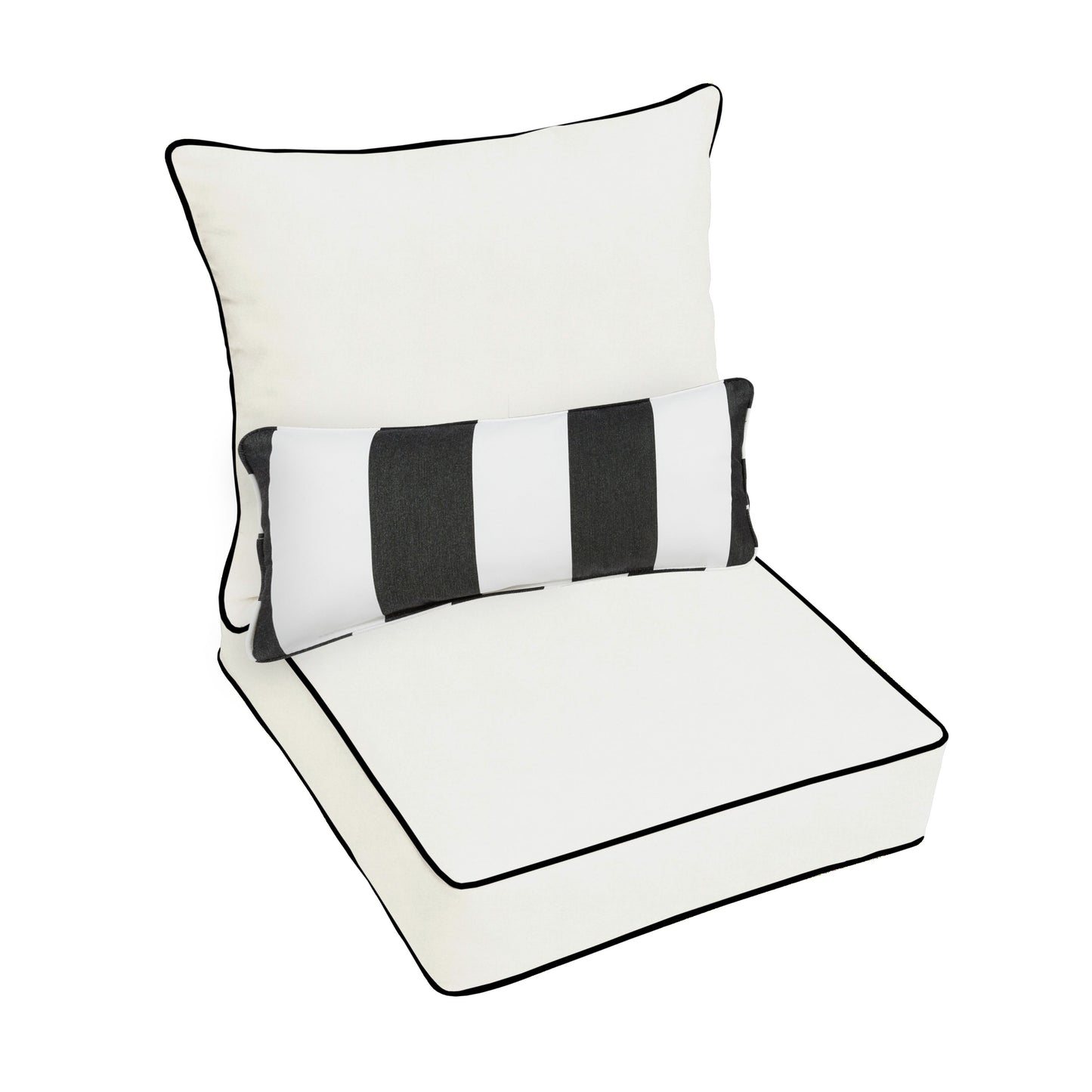 Ensemble de coussins et oreillers de chaise Oakley Sunbrella Solid pour intérieur/extérieur