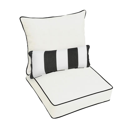 Ensemble de coussins et oreillers de chaise Oakley Sunbrella Solid pour intérieur/extérieur