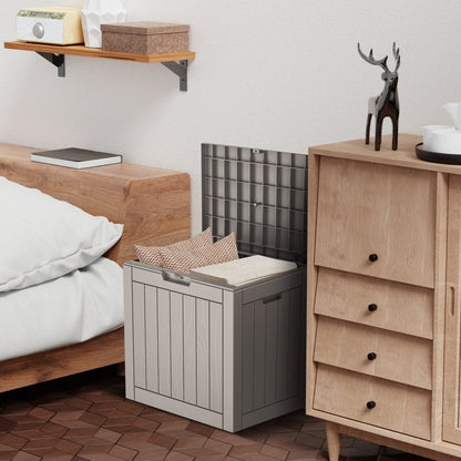 Coffre de rangement extérieur en résine avec serrure