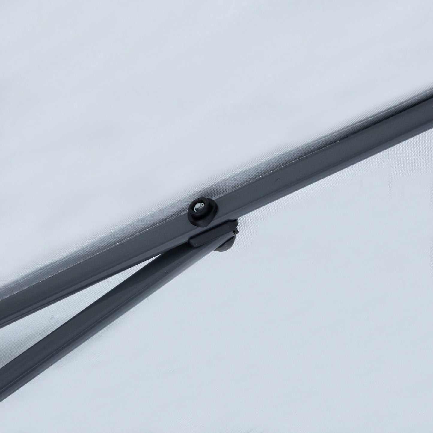 Auvent pop-up robuste Outsunny 10' x 10' avec filet latéral amovible en maille, conception facile à installer, événement de fête en plein air