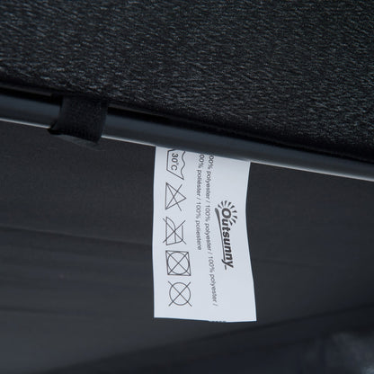 Balançoire de jardin Outsunny pour 3 personnes