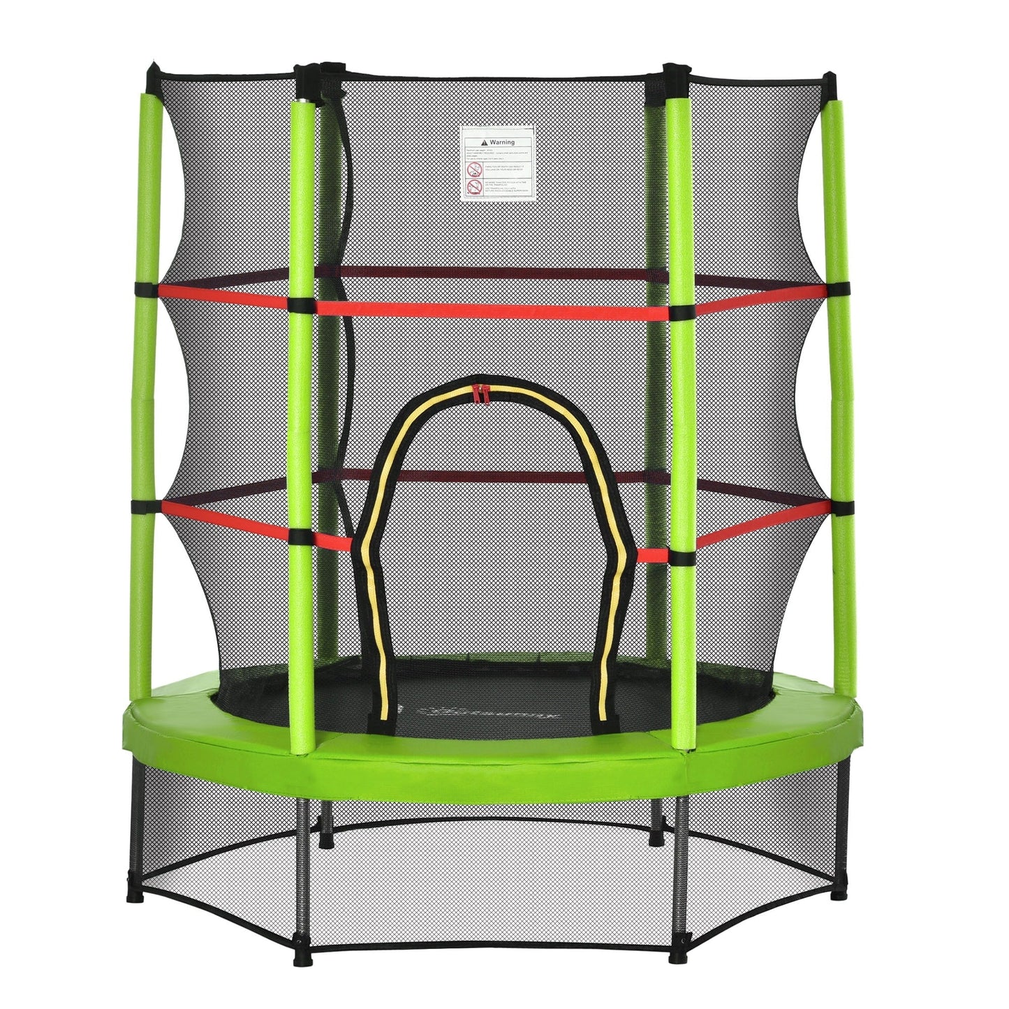 Trampoline Outsunny pour enfants de 1,5 m de diamètre avec filet, pour l'intérieur et l'extérieur, de 3 à 6 ans