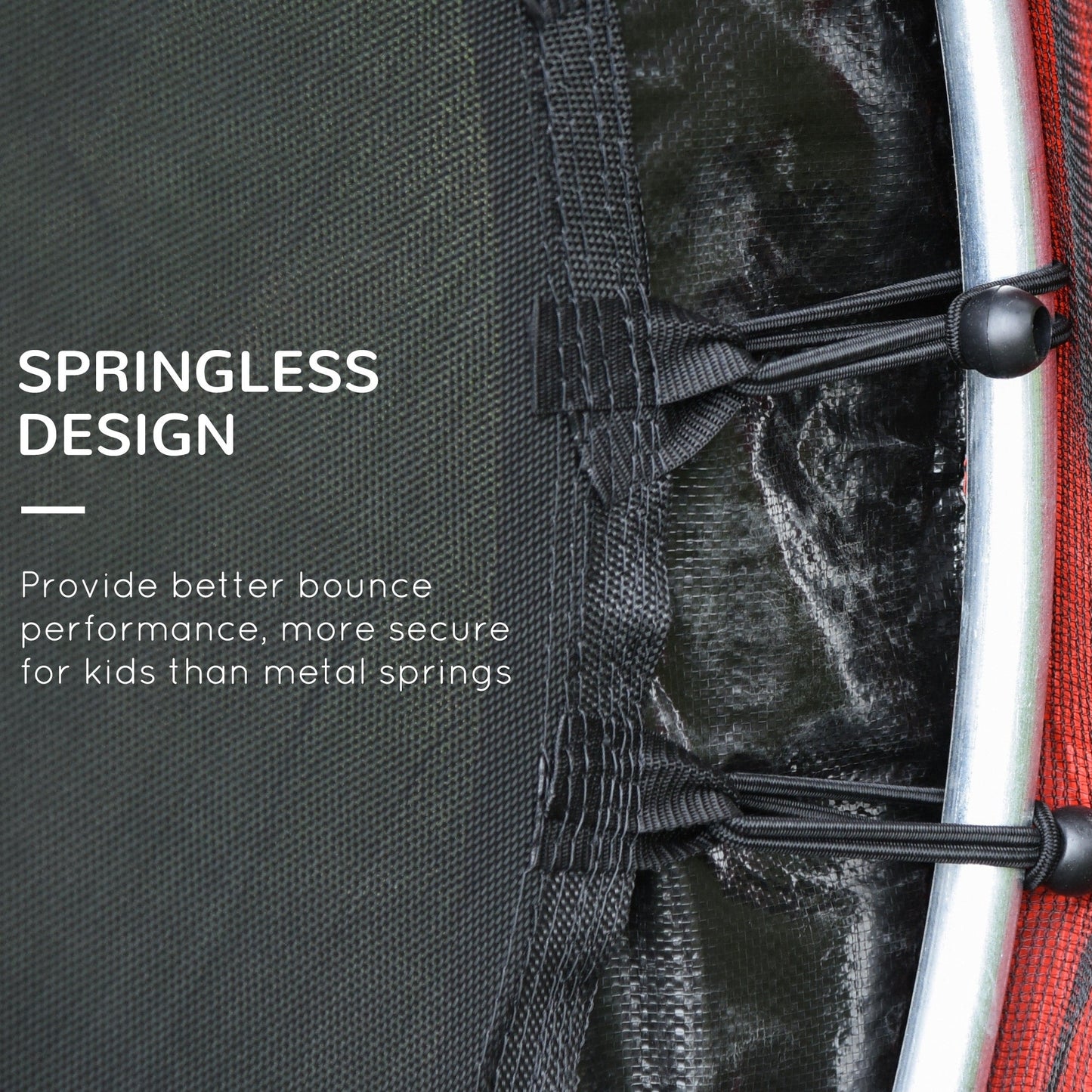 Trampoline Outsunny pour enfants de 1,5 m de diamètre avec filet, pour l'intérieur et l'extérieur, de 3 à 6 ans