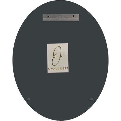 Miroir ovale biseauté Wells sans cadre