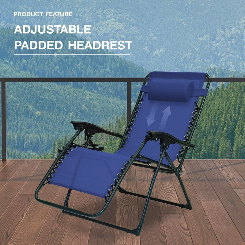 Chaise zéro gravité surdimensionnée Sun-Ray 1 pièce