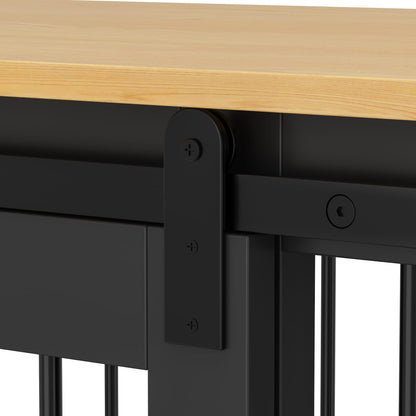 Cage pour chien élégante et robuste avec renfort en tube de fer