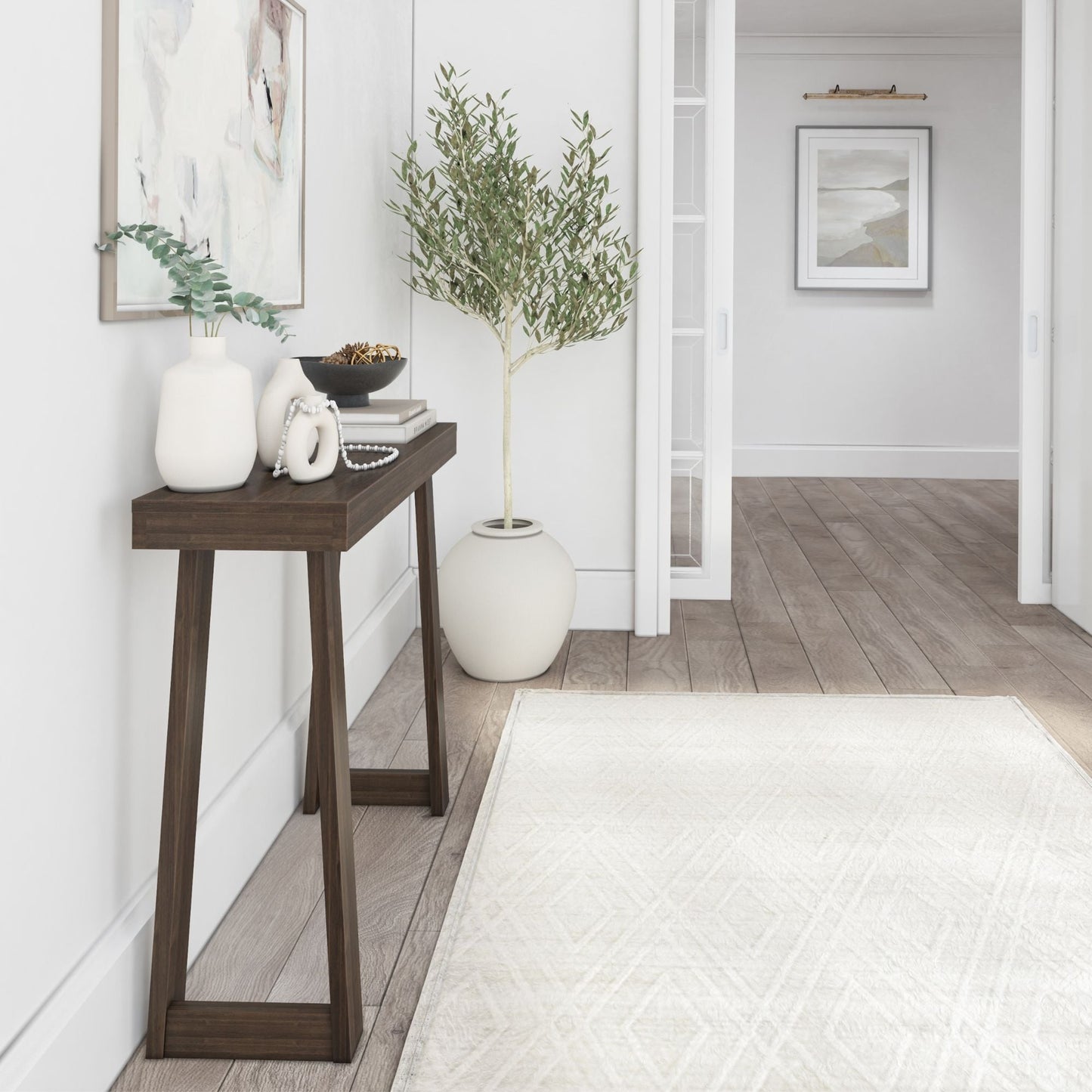 Console classique Plank and Beam - 36