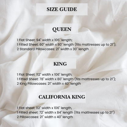 Ensemble de draps Pointehaven en coton à fibres longues, poches profondes, 620 fils/cm²