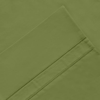 Ensemble de draps Pointehaven en coton à fibres longues, poches profondes, 620 fils/cm²