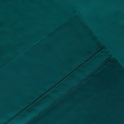 Ensemble de draps Pointehaven en coton à fibres longues, poches profondes, 620 fils/cm²