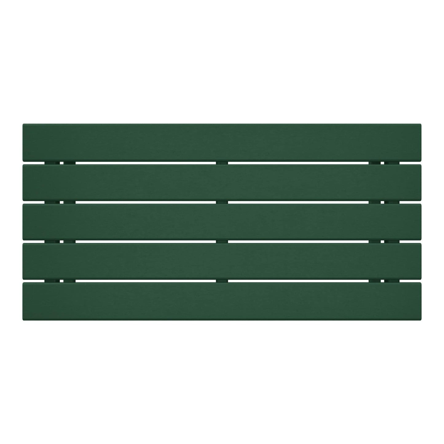 Table basse rectangulaire d'extérieur Polytrends Laguna en PEHD, résistante aux intempéries