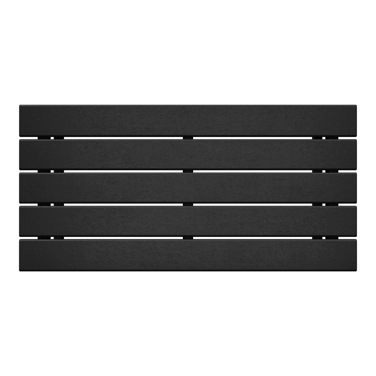 Table basse rectangulaire d'extérieur Polytrends Laguna en PEHD, résistante aux intempéries