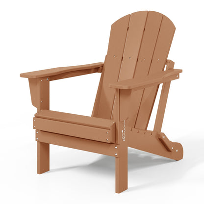 Chaises pliantes Adirondack Polytrends Laguna résistantes aux intempéries (lot de 4)