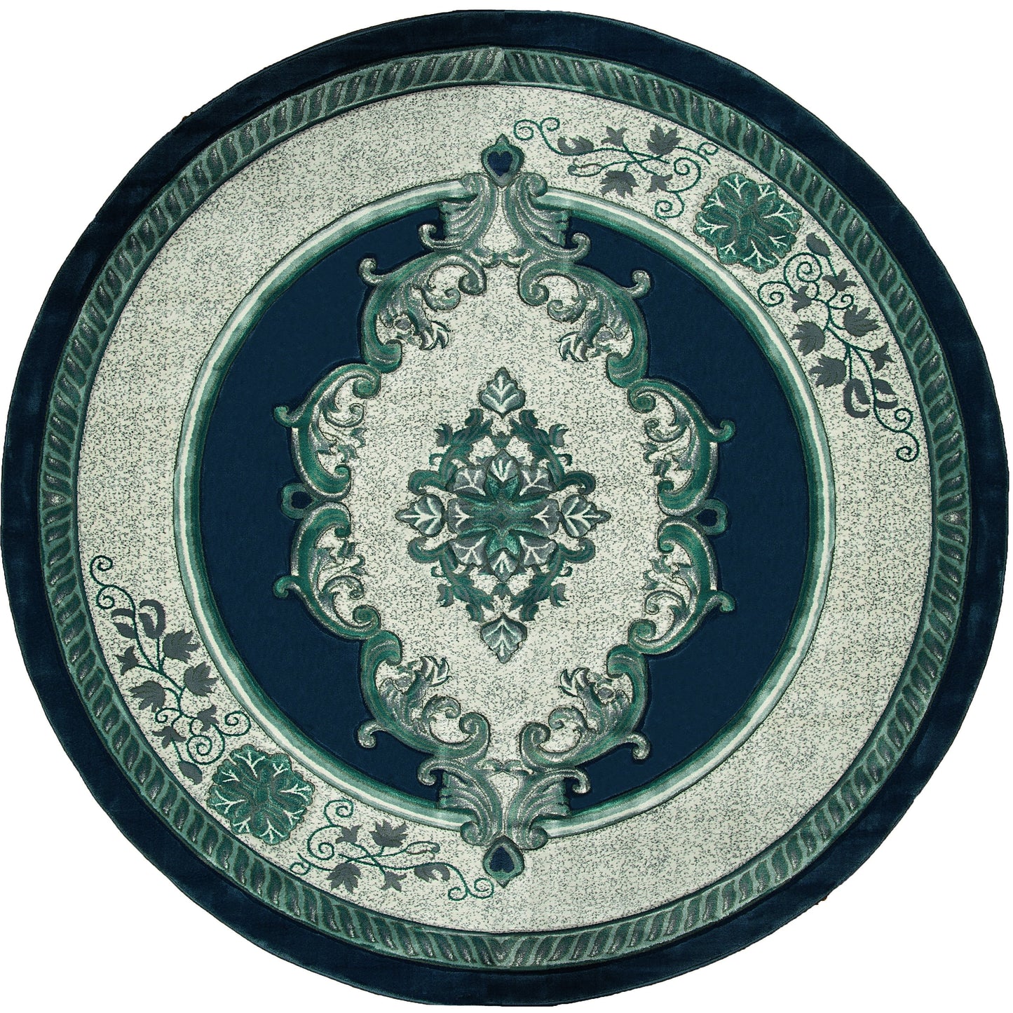 Tapis de salon Porch &amp; Den Curry sculpté à la main