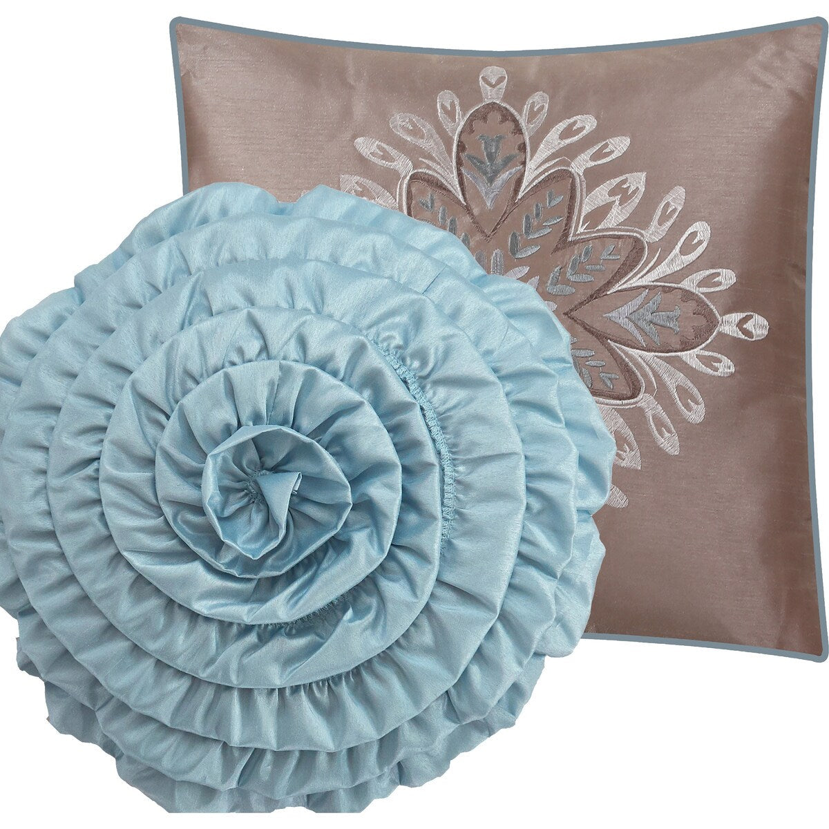 Ensemble de couette 6 pièces Porch &amp; Den Summerfield Jacquard Medallion