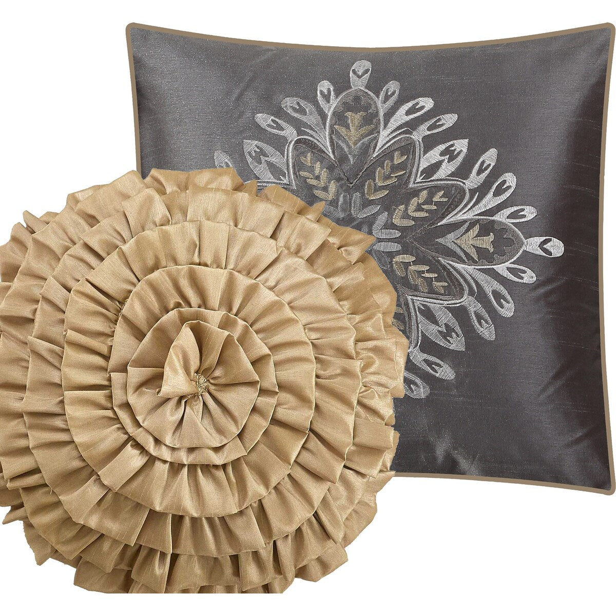 Ensemble de couette 6 pièces Porch &amp; Den Summerfield Jacquard Medallion