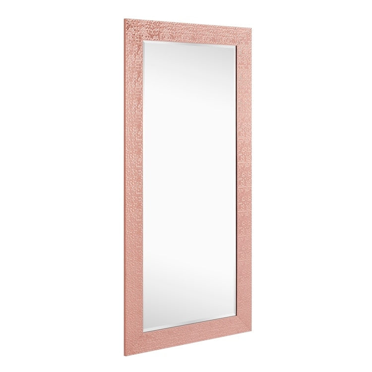 Miroir vertical pleine longueur haut de gamme à motif mosaïque - Sur pied, à incliner, autoportant - Miroir de dressing en pied