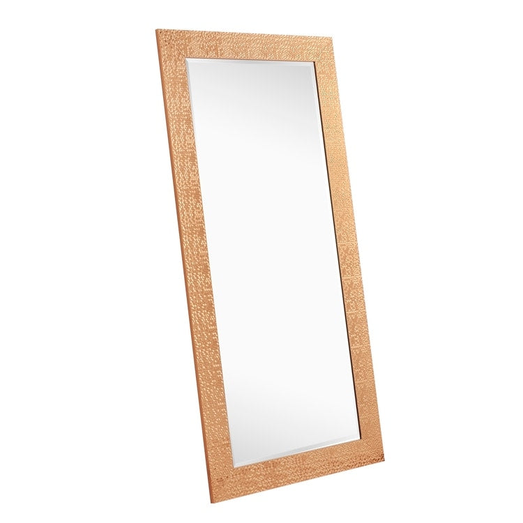Miroir vertical pleine longueur haut de gamme à motif mosaïque - Sur pied, à incliner, autoportant - Miroir de dressing en pied