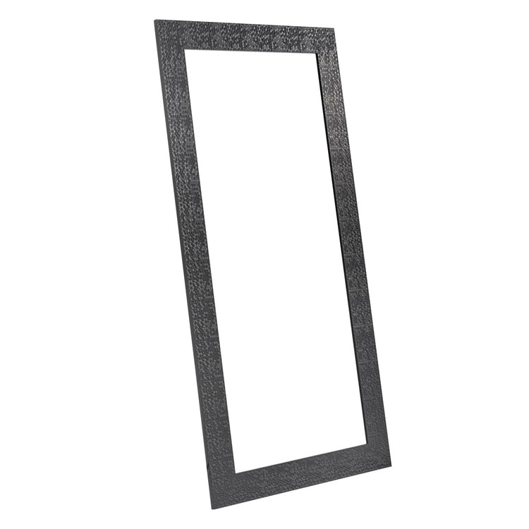 Miroir vertical pleine longueur haut de gamme à motif mosaïque - Sur pied, à incliner, autoportant - Miroir de dressing en pied