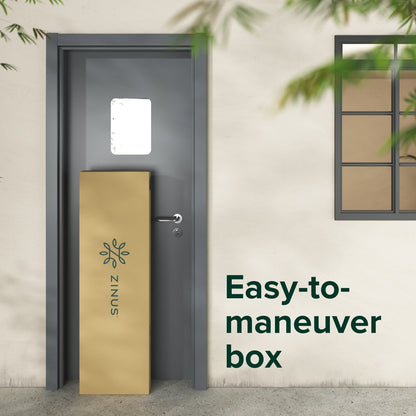 Cadre de lit plateforme Priage de ZINUS en bambou marron et métal