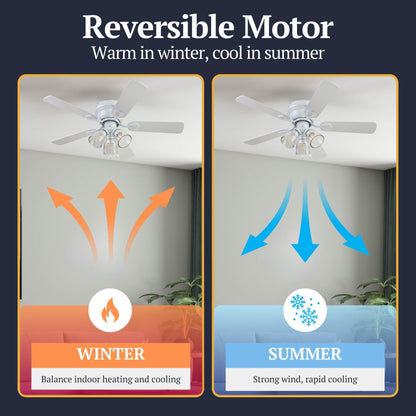 Ventilateur de plafond intérieur Prominence Home Renton style ferme traditionnelle