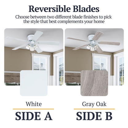 Ventilateur de plafond intérieur Prominence Home Renton style ferme traditionnelle