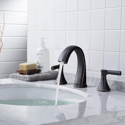 Robinet de lavabo Proox 8 à entraxe large avec système de vidange SpotShield