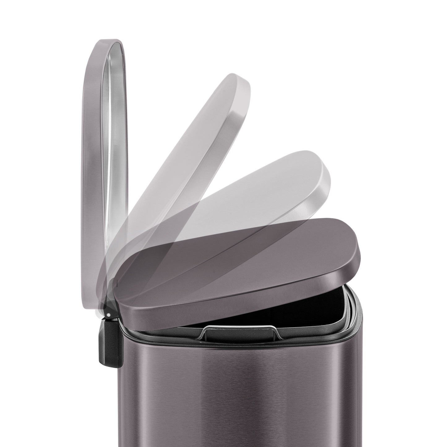 Bidon rectangulaire à pédale Qualiazero 50 L / 13,2 gallons