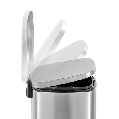 Bidon rectangulaire à pédale Qualiazero 50 L / 13,2 gallons