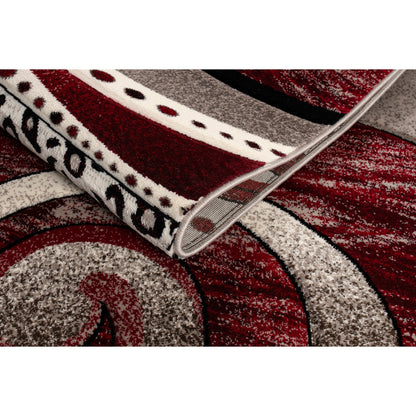 Tapis Rhodes Collection Abstract Swirl