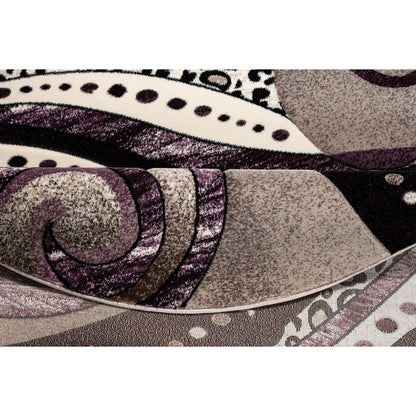 Tapis Rhodes Collection Abstract Swirl