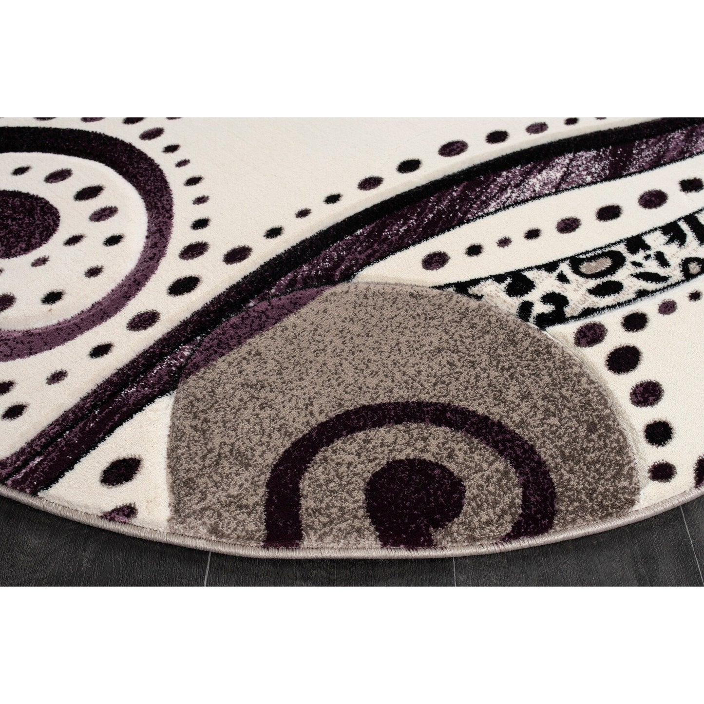 Tapis Rhodes Collection Abstract Swirl
