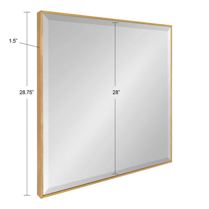 Miroir mural décoratif encadré Rhodes