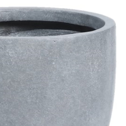 Pot de fleurs conique rond en oxyde de magnésium (MgO), pour intérieur et extérieur