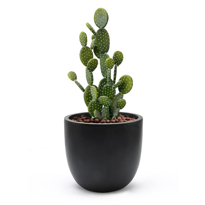 Pot de fleurs conique rond en oxyde de magnésium (MgO), pour intérieur et extérieur