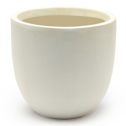 Pot de fleurs conique rond en oxyde de magnésium (MgO), pour intérieur et extérieur