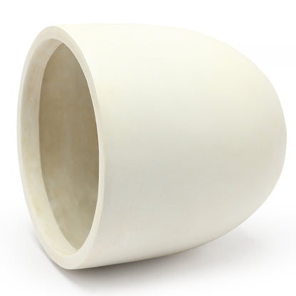 Pot de fleurs conique rond en oxyde de magnésium (MgO), pour intérieur et extérieur