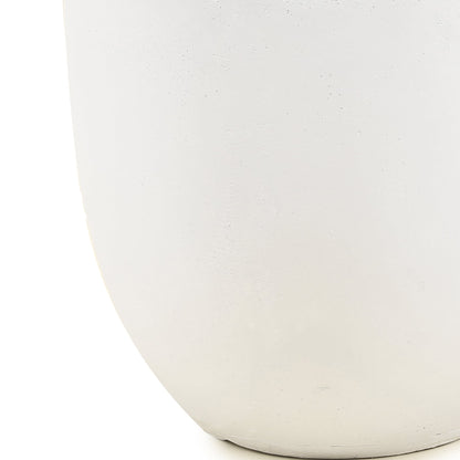 Pot de fleurs conique rond en oxyde de magnésium (MgO), pour intérieur et extérieur