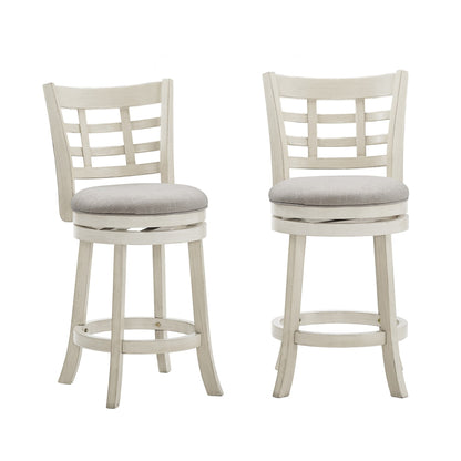 Tabouret de bar pivotant Rovinj avec dossier rembourré