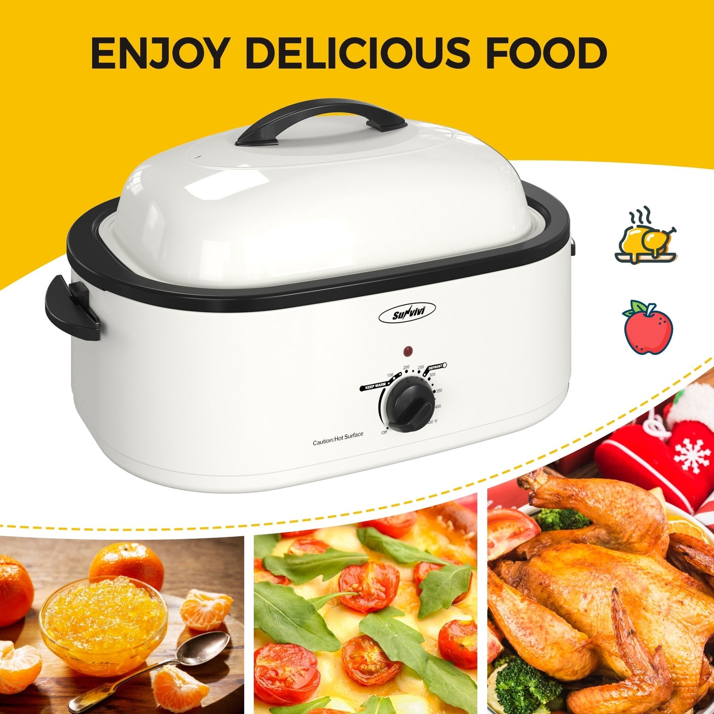 Four rôtissoire Royalcraft avec plat amovible