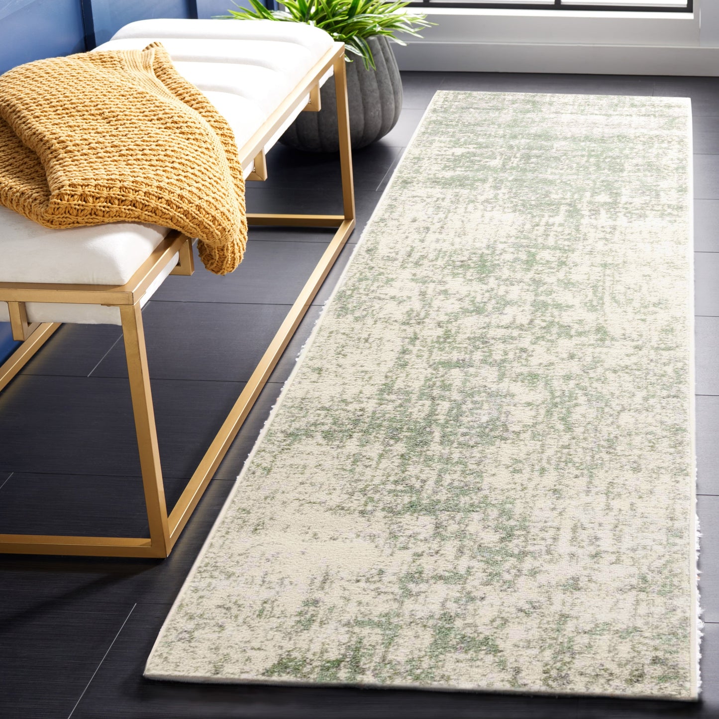 Tapis Adirondack Guillerma moderne abstrait vieilli SAFAVIEH