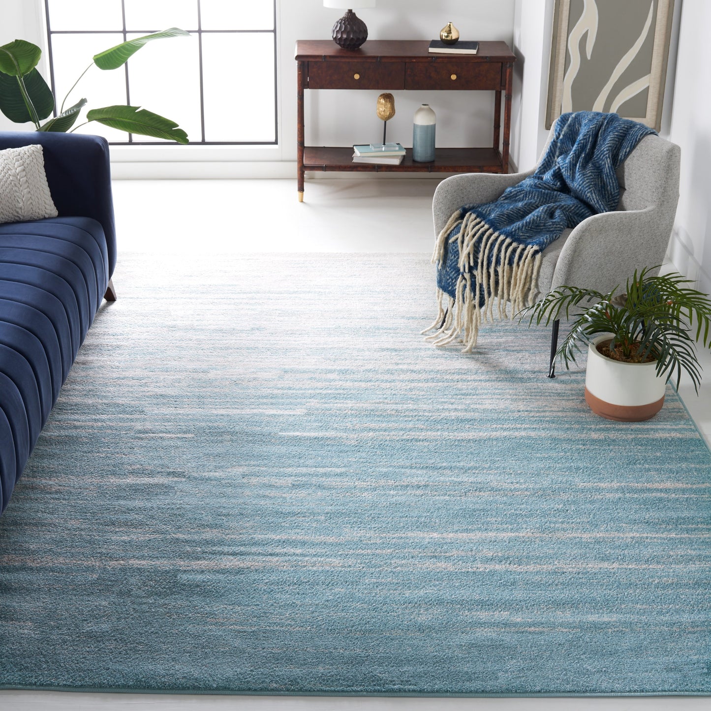 Tapis Adirondack SAFAVIEH Mieko moderne ombré effet vieilli