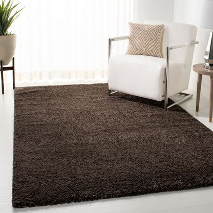 Tapis SAFAVIEH August Wilhelma Shag uni de 3 cm d'épaisseur