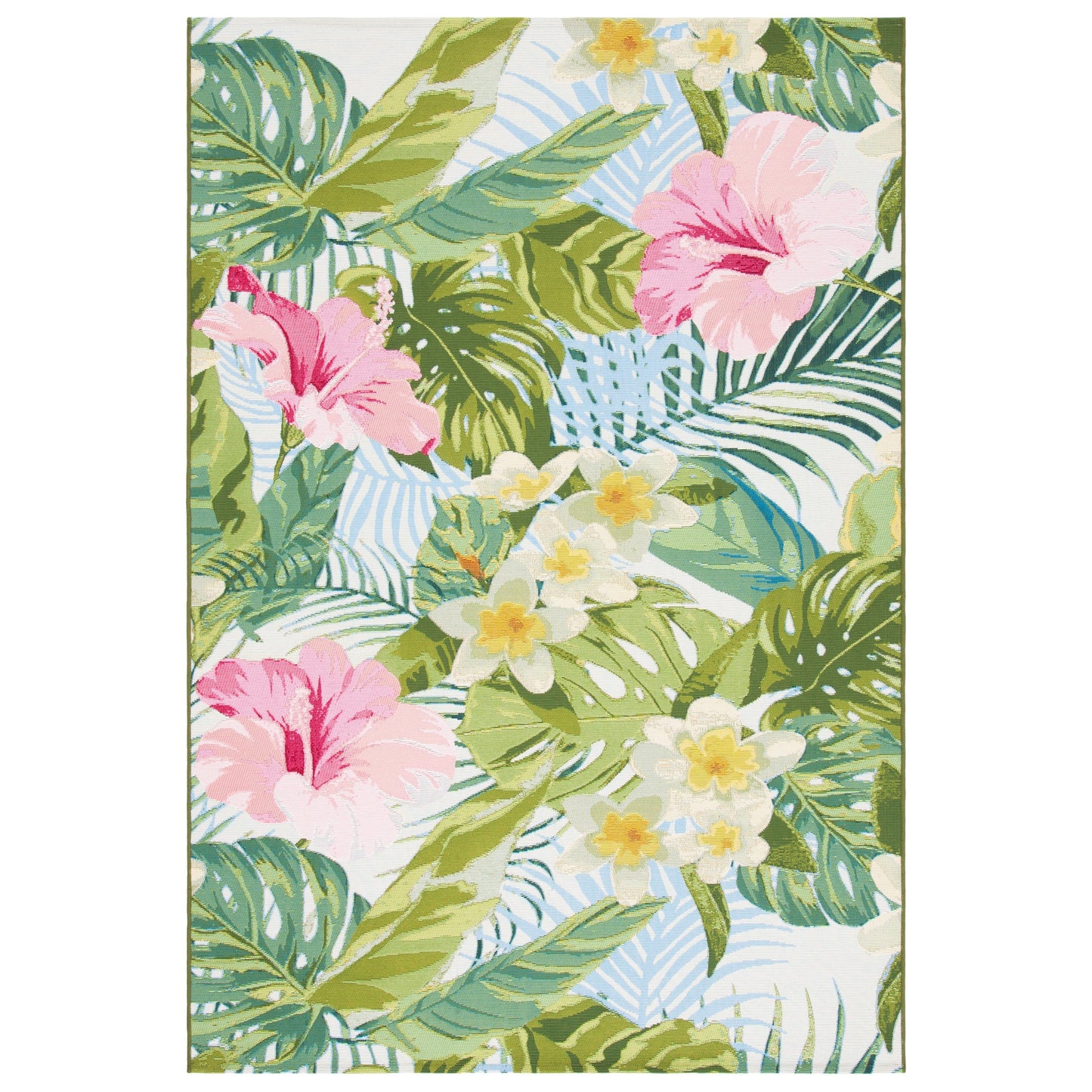 Tapis d'intérieur/extérieur tropical imperméable SAFAVIEH Barbados Agustina