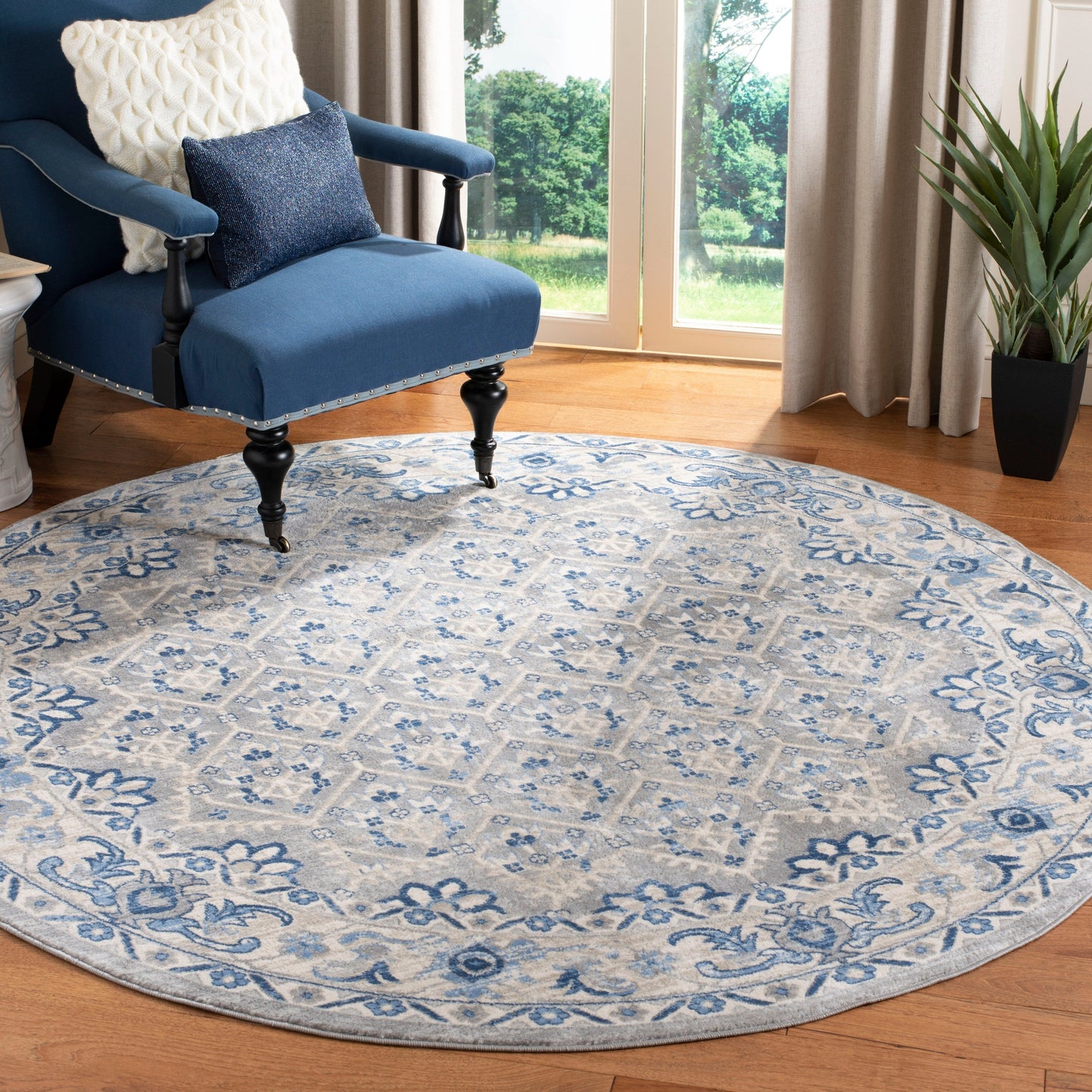 Tapis SAFAVIEH Brentwood Paunica à motif damassé oriental en treillis