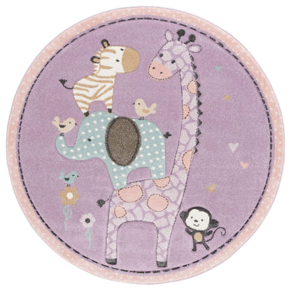 Tapis d'éveil SAFAVIEH Carousel Kids Miharu à motifs animaux
