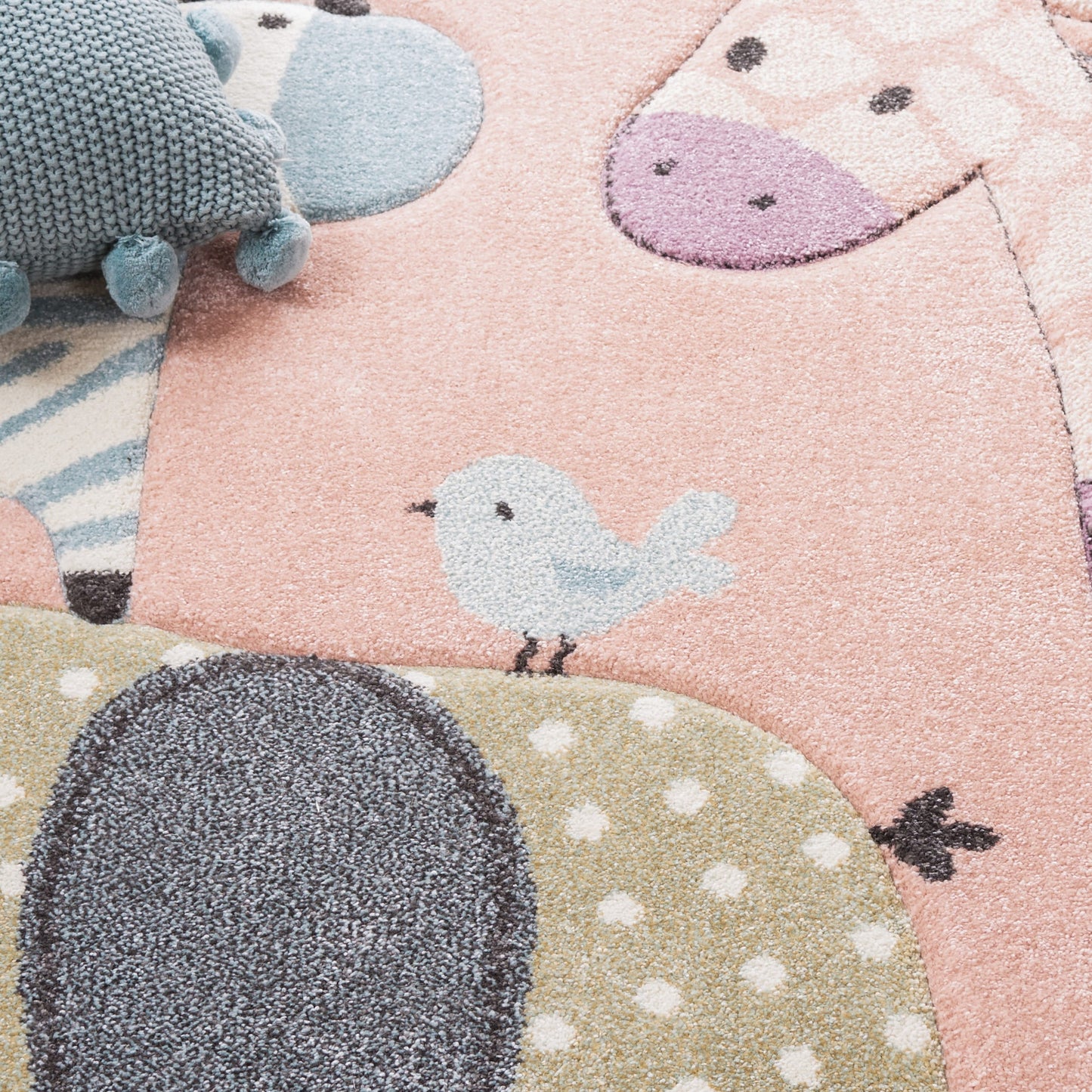 Tapis d'éveil SAFAVIEH Carousel Kids Miharu à motifs animaux