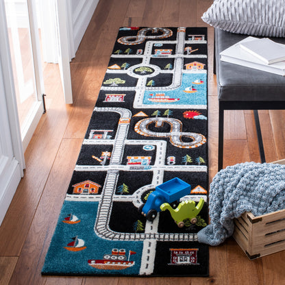 Tapis de route pour enfants SAFAVIEH Carousel Kids Riemy Neighborhood