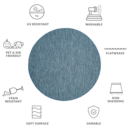 Tapis de patio/jardin imperméable SAFAVIEH Courtyard Begajeta pour intérieur/extérieur.