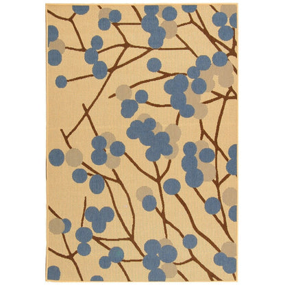 Tapis de jardin imperméable SAFAVIEH Courtyard Delois pour intérieur/extérieur